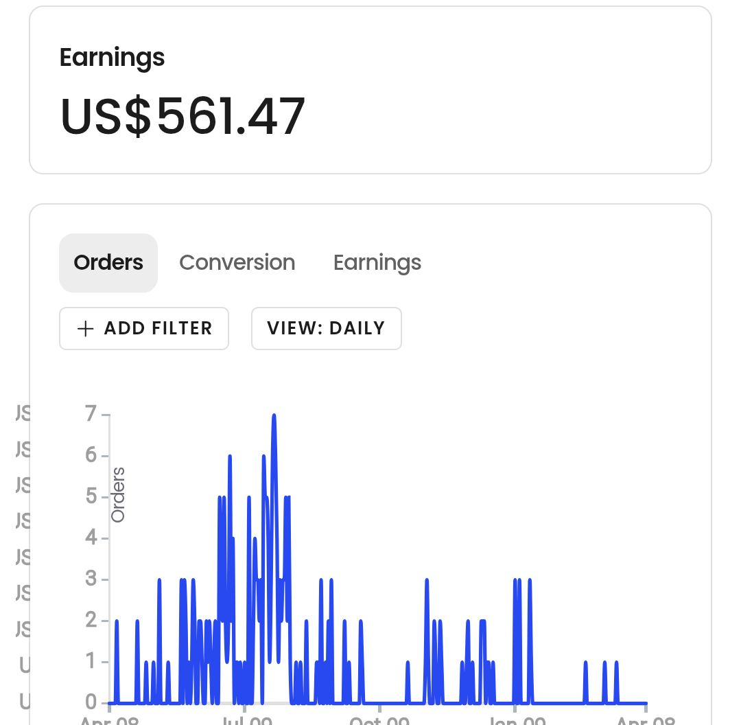 Earnings screenshot 3